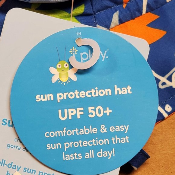 I Play Bucket Sun Hat 0-6 Months Blue - Picture 8 of 9